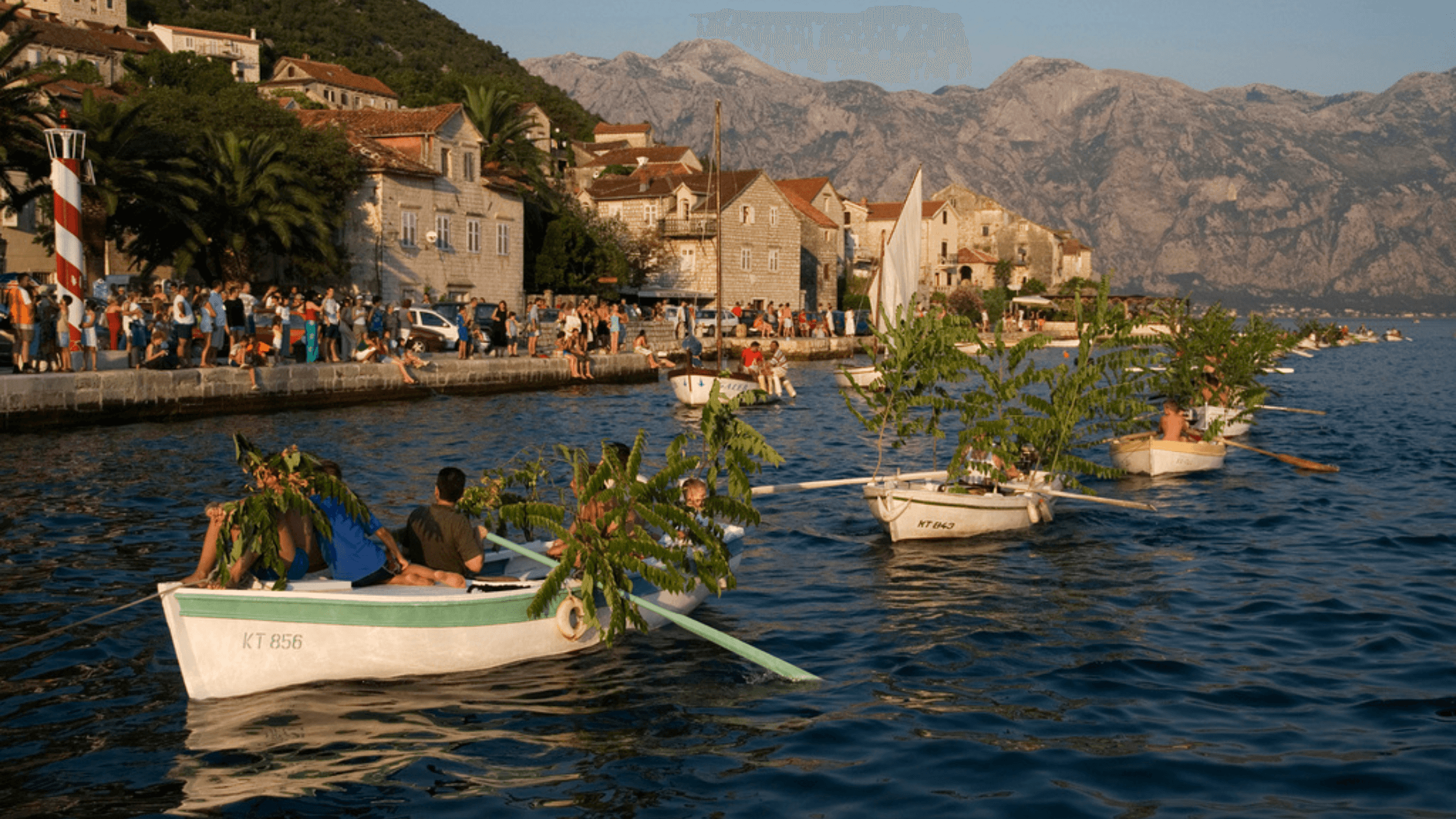 Boat carnival in Montenegro